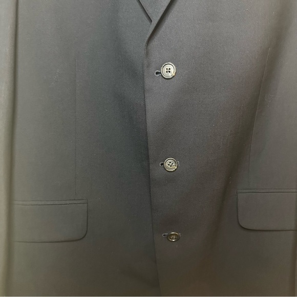 Eddie Bauer Men’s Wool Blazer Jacket 44 Tall | Black | 100% Wool | Classic Fit - Picture 2 of 9